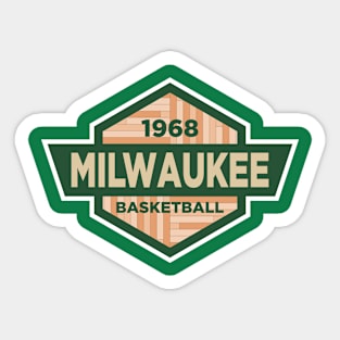 Milwaukee Bucks Basketball Sticker